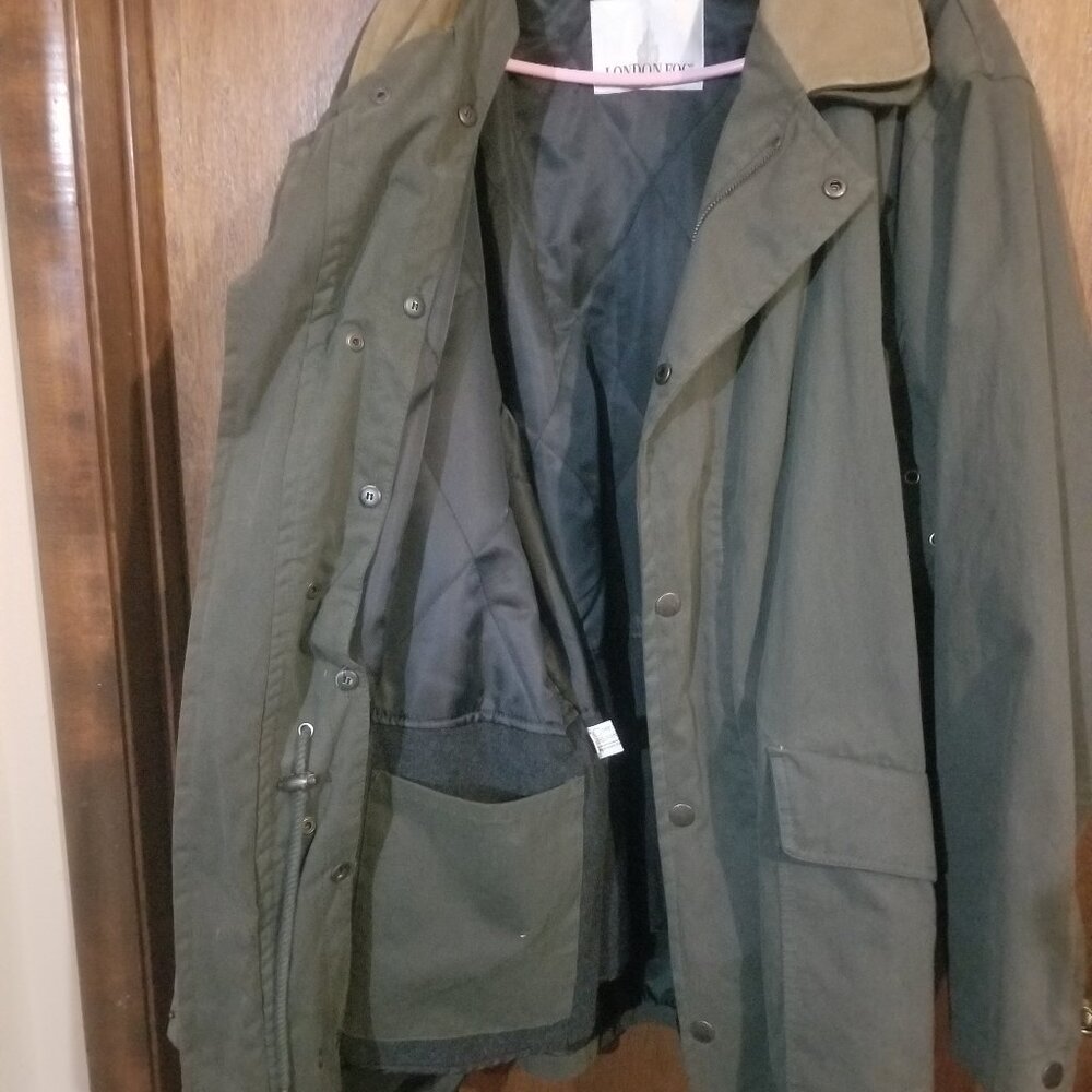 London Fog Outerwear 2 in 1 green 2X jacket - Picture 3 of 12